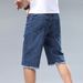 Herren-Jeansshorts im Used-Look – Lässige Cargo-Shorts mit verwaschenem Farbspritzermuster im Vintage-Stil_voghion.com