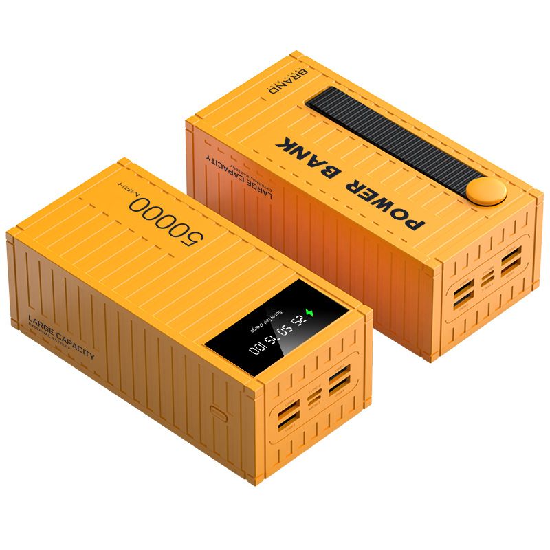 Power Bank Creative Container 66W Super Fast Charging Power Bank 50000 MAh PD22W Two Way Fast Charging 1W MAh_voghion.com