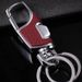 High End Metal  Keychain Car Can Be Opened With Just One Press.Creative Men's Anti Loss Waist Hanging Leather Keyring Keychain_voghion.com