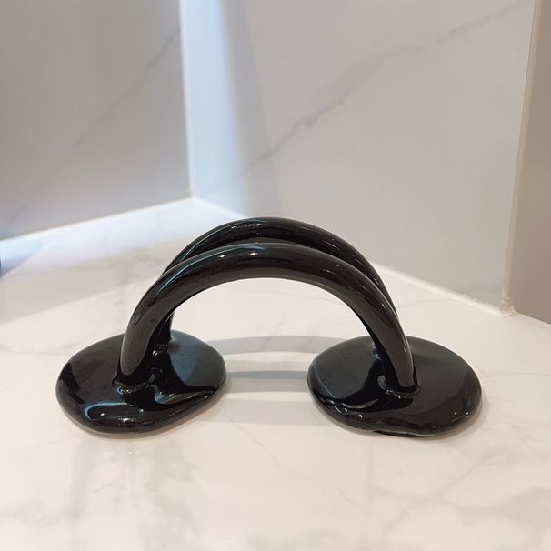 Keramik-Obstkorb mit Acryldeckel und Ledergriff – Modernes Snacktablett für Couchtisch, Küchentheke und Esszimmerdekor_voghion.com