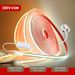 Neon COB LED Streifen Lichter 230V UK Stecker Flexible Band Seil Lichter Wasserdicht IP67_voghion.com