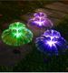 Cross-Border Solar LED Ground Plug Jellyfish Colorful Transparent Fiber Optic Outdoor Courtyard Garden Decoration_voghion.com