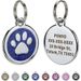 Dog Identification Tag, Silver, Engraved_voghion.com