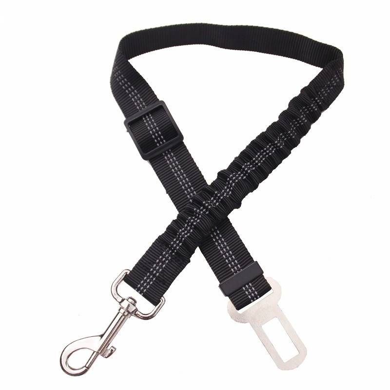 Pet Car Seat Belt Telescopic Reflective Safety Rope_voghion.com
