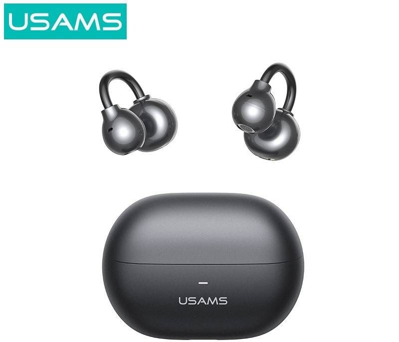 USAMS R02 Open-Ear Bluetooth Oordopjes True Wireless Clip-On Beengeleiding Ultralange batterijduur Hoogwaardig geluid_voghion.com