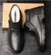Bottes décontractées pour homme en cuir de vachette KL301-1 avec doublure en laine, noires. Choisissez votre taille et informez le vendeur._voghion.com