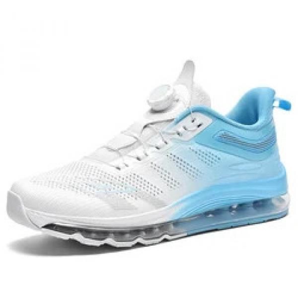Custom Size US 13 14 EU 47 48 Self Lacing Sports Sneakers Blank Full Sole Air Cushion Running Walking Shoes For Men_voghion.com