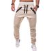 Men's clothing Casual pants elasticated waist work attire foot pants men's pants_voghion.com