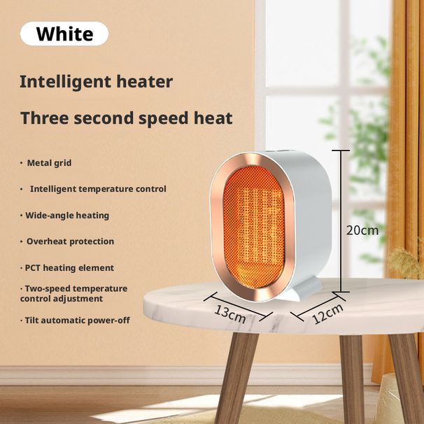 PTC Ceramic Fast Heating High Power Household Small Stove Electric Heater Hot Air Fan Desktop_voghion.com