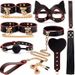 Peach Please" Deluxe Leather Bondage Set | 8-Piece SM Toy Collection With Case For Domination And Play_voghion.com