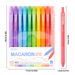 S686 10-Color Retractable Gel Pens Set - 0.5mm Fine Tip, Quick-Dry Ink For Note Taking, Journaling, Drawing & School Supplies (Assorted Colors)_voghion.com