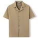 Unbeatable Quality Summer New Men's American Short Sleeved Cuban Collar Button Casual Jacquard Shirt A0302_voghion.com