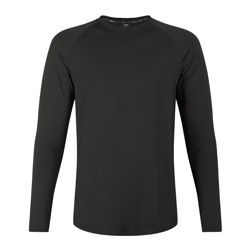 T-shirt à manches longues pour homme, vêtement de sport, de course, d'entraînement, à séchage rapide, fin, pour l'automne_voghion.com