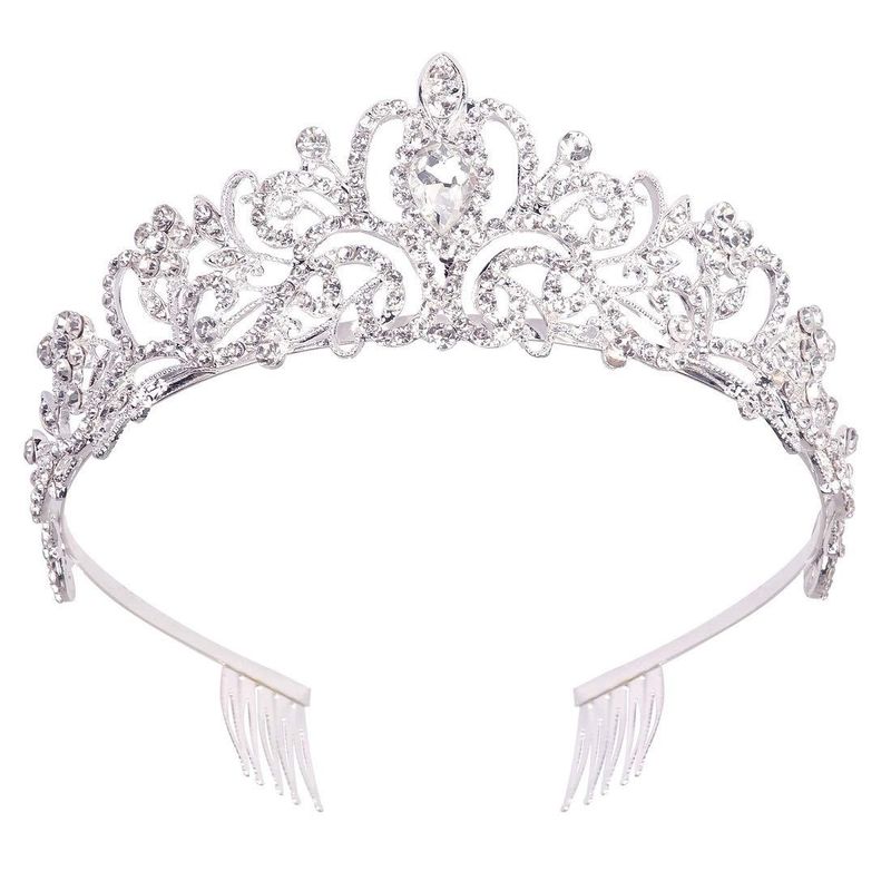Kopfschmuck Braut Geburtstag Diamant Kristall Krone_voghion.com