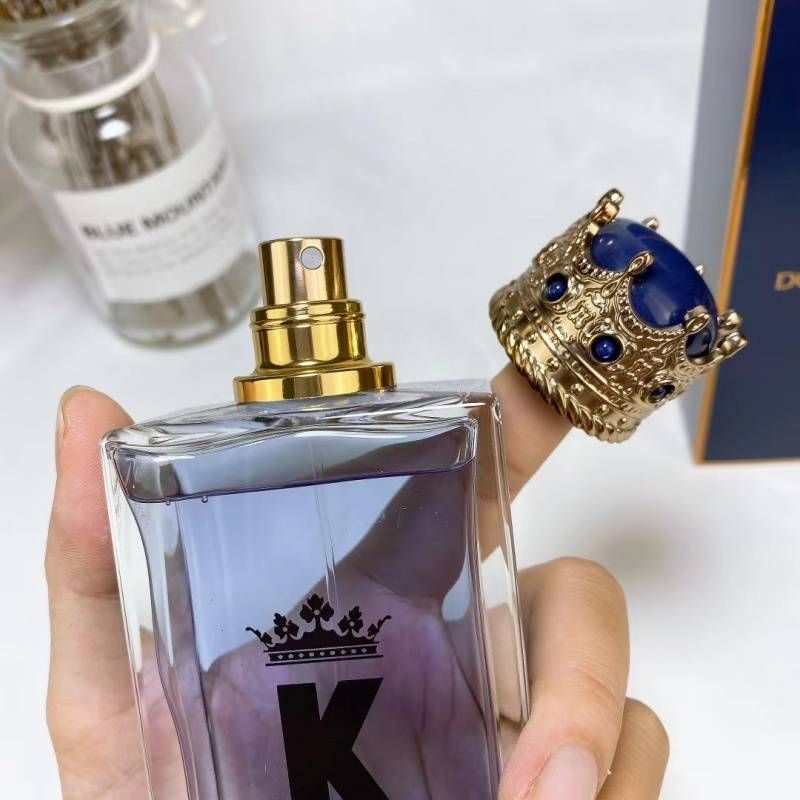 Hot Sales Limited Light Blue K Crown Elegant Eau De Toilette da uomo 100 ml Selected Durable Wood Fresh Spray Advanced Natural Plant Fragrance_voghion.com