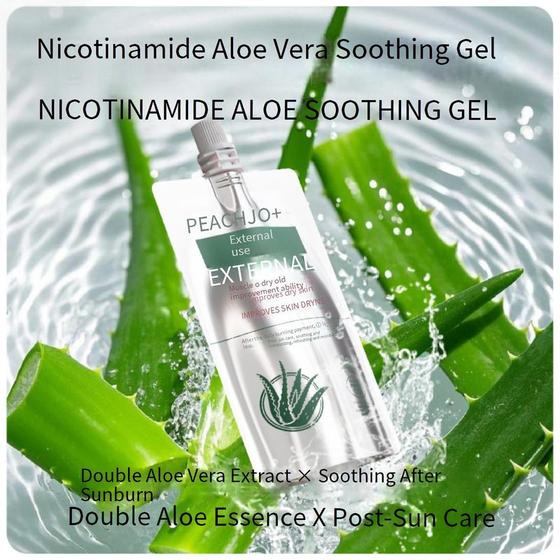 Hudpleie PEACH JO+ Koreansk Aloe Vera Gel Etter soling Aloe Vera Gel Fuktighetsgivende Aloe Vera-krem Beroligende kvinnelig sommer_voghion.com