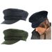 Lennon Cord Mariner Breton Cap Navy Olive Sized Barge Fisherman Greek Sailor_voghion.com