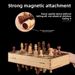 Set voor basisschoolleerlingen, magnetisch opvouwbaar draagbaar houten schaakbord, hoogwaardige schaakstukken_voghion.com