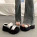 Soft-soled sandals for women 2024 summer new all-match platform thick-soled lightweight small height-enhancing slip-on flip flops_voghion.com