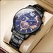 Men's Sports Quartz Watch - Stainless Steel Band, Luminous Hands, Calendar Display, Non-Mechanical Wristwatch For Boys & Men_voghion.com
