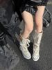 2025 New Casual Canvas Shoes, Mid-calf Thick-soled Short Boots._voghion.com