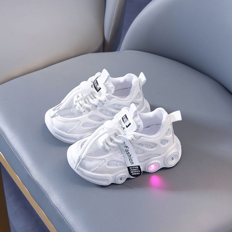 Spring And Summer Sports Shoes Breathable Single Net Shoes Men's And Women's Shoes Casual Shoes Fashion Through The Net_voghion.com
