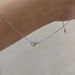 S Pure Silver Necklace Interlocking Double Ring Elegant Gold-Plated Light Luxury High-End New Ins Style Women's Clavicle_voghion.com