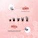 Eyelashes Set Melt LC07 False Eyelashes Mixed Thick 12 Rows D Curve Segmented Grafted Hair_voghion.com