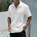 Shirt 2025 Summer New Collection Men's Solid Color Short_voghion.com