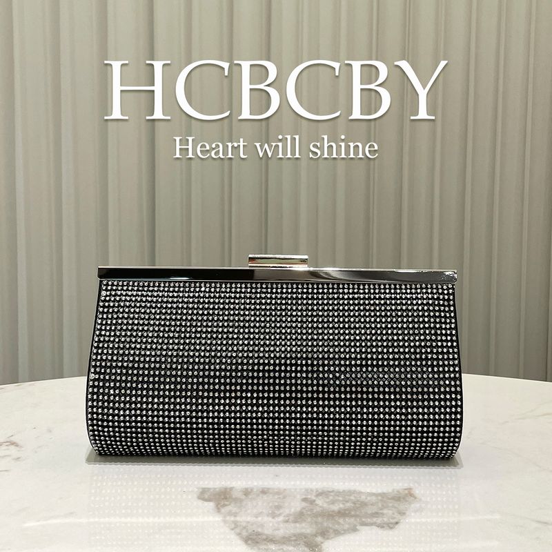 Borsa da sera nera di lusso con strass scintillanti, pochette elegante e raffinata da donna, borsa cheongsam elegante da celebrità_voghion.com