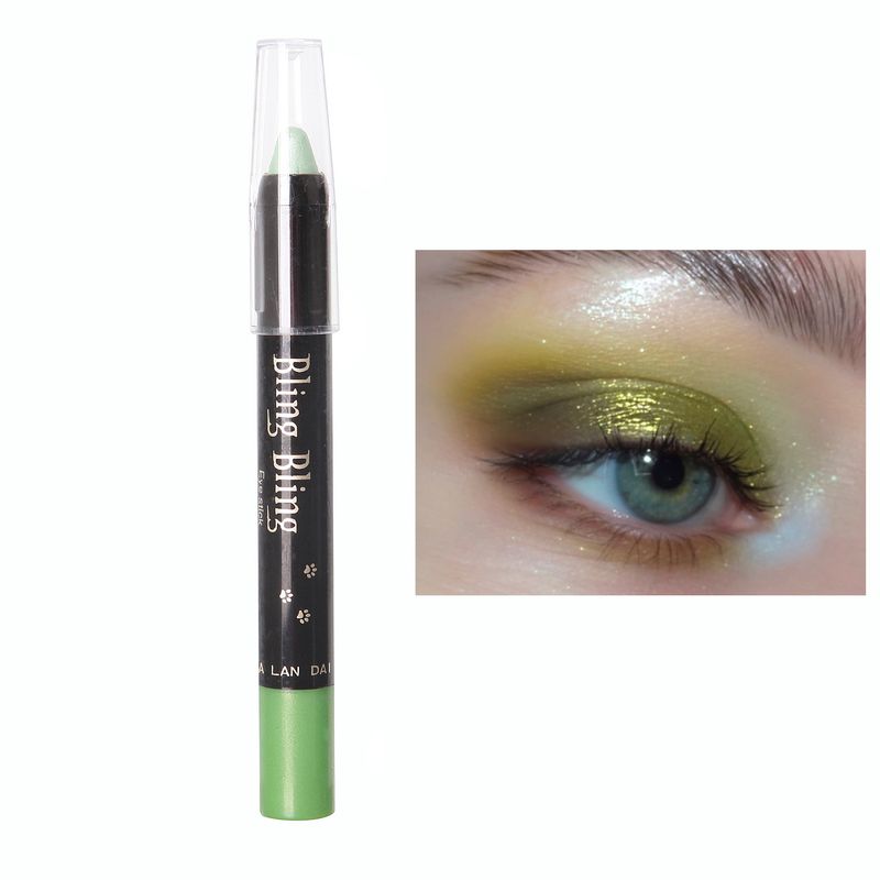 Stick Waterproof Oogschaduw Parelmoer Zijderups Oogschaduw Potlood met Puntenslijper Langdurige Highlighter E_voghion.com