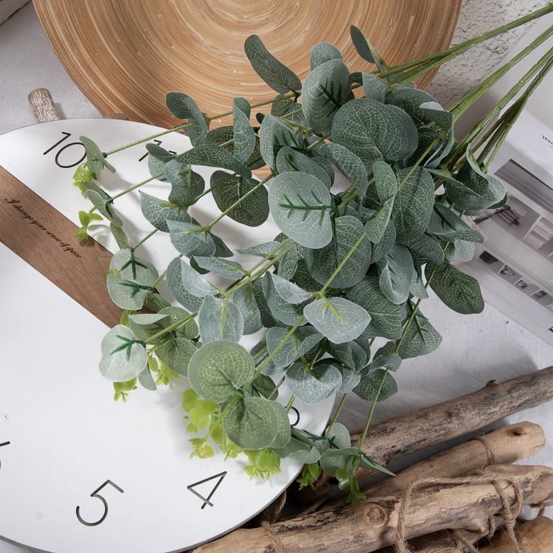 sælger eukalyptus med græs og blomster, løvemund, pengesnor simulationsblomst_voghion.com