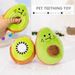 Pet Plush Avocado Sound Toy Explosion Tooth Grinding Boring Dogs And Cats_voghion.com