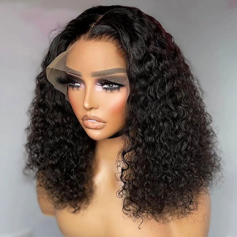 Hoerverlängerungen Perücke Kräuselperücke Mënschlech Hoer Front Lace Mënschlech Hoer_voghion.com