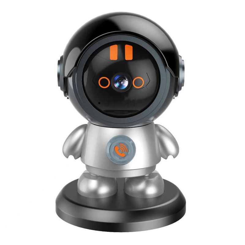 Indoor Robot Wireless Camera Monitoring One Click Call Smart Home Network WiFi Surveillance Camera_voghion.com