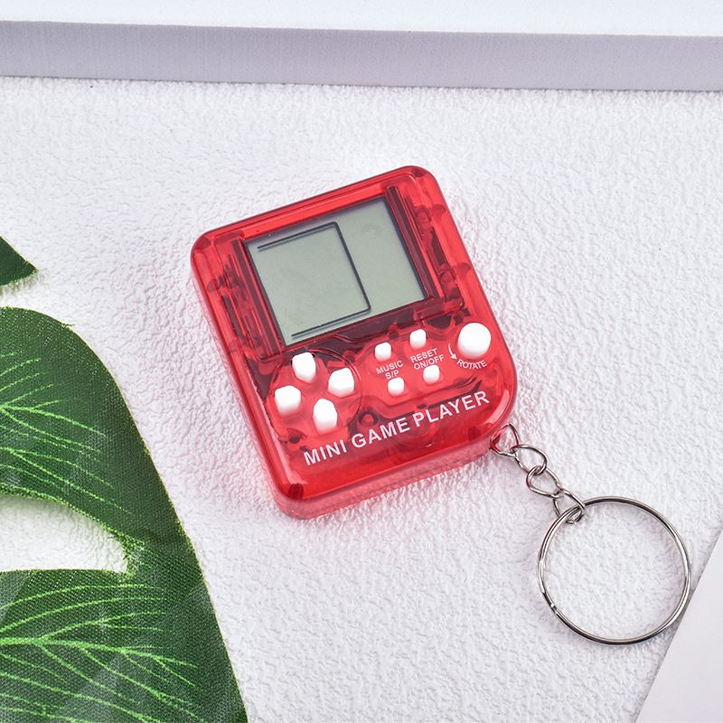 Retro Mini Tetris Keychain Game - Portable Handheld Gaming Toy For Kids & Adults, 14 Color Options_voghion.com