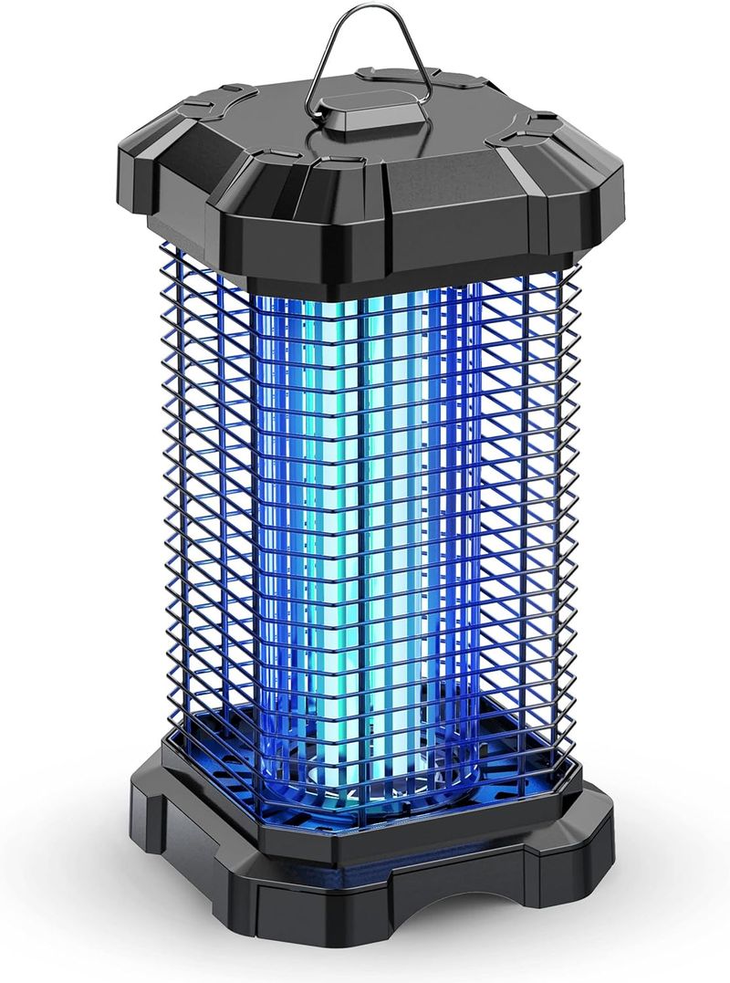 Anti-țânțari electric pentru exterior, anti-țânțari de 4200V, impermeabil, cu cablu de alimentare de 1,5 m, pentru casă, terasă, bucătărie_voghion.com