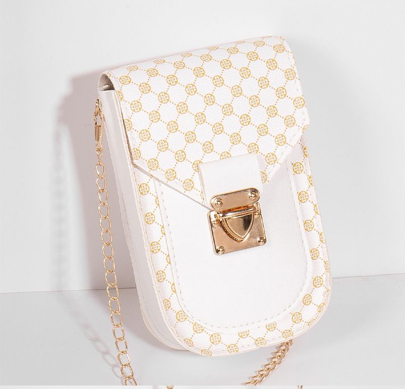 Women's Small Pu Leather Solid Color Fashion Square Flip Cover Crossbody Bag_voghion.com