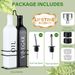 17oz Ölspender-Set aus Glas – auslaufsicher, Weiß und Schwarz_voghion.com