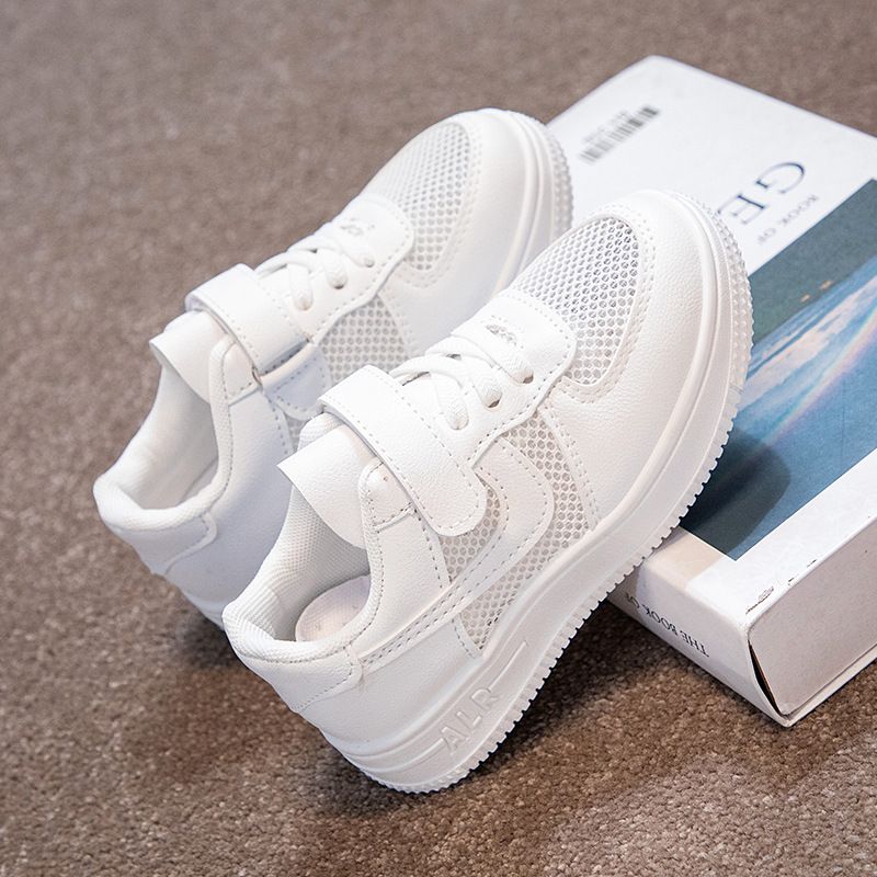 Children's Shoes Boys And Girls White Shoes Spring And Autumn New Student Performance Shoes Versatile Soft Sole Baby Casual Shoes_voghion.com