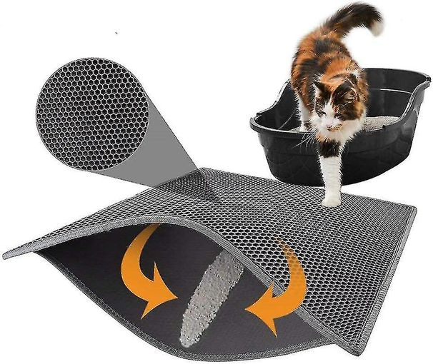 Litter Mat Trapper - Easy Clean Large Size Waterproof Rug_voghion.com