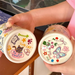 Childhood Graffiti Butterfly Cream Ceramic Cup Office Coffee Cup Couple Breakfast Cup_voghion.com