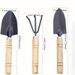 3-teiliges Garten-Set mit Rechen, Schaufel und Löffel, Gartenwerkzeug-Set zum Anpflanzen von Sukkulenten_voghion.com
