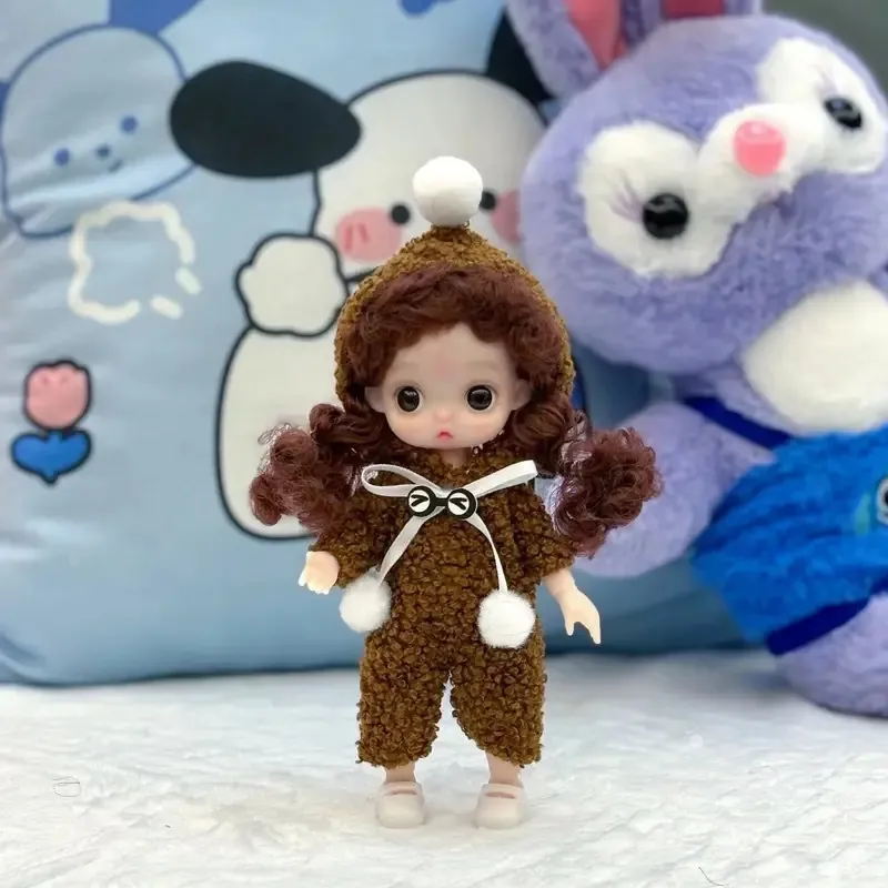 16-17Cm Explosive Doll Simulation Girl Princess Multi-joint Exquisite 6 Inch Bjd Children's Toy_voghion.com