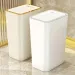 10L Space-Saving Pet-Resistant Trash Can Odor-Proof Leak-Proof Durable Plastic Bin For Bathroom Kitchen Use_voghion.com