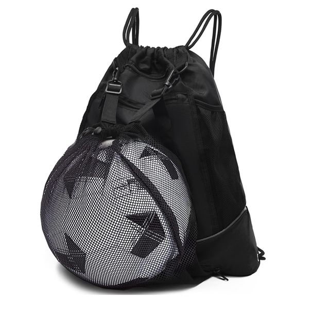 Zaino da calcio per ragazzi, borsa da palestra, zaino con lacci per scarpe_voghion.com