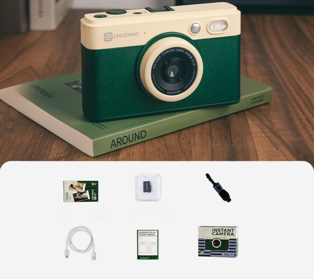 Student Instant With Built-in Beauty Filter Selfie Camera Portable Photo Printer Gift For Girlfriend's Birthday_voghion.com