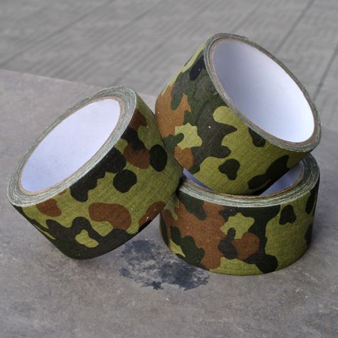 Jungle Outdoor Spare 10m Cloth-Based Bionic Waterproof Field Camouflage Tape_voghion.com