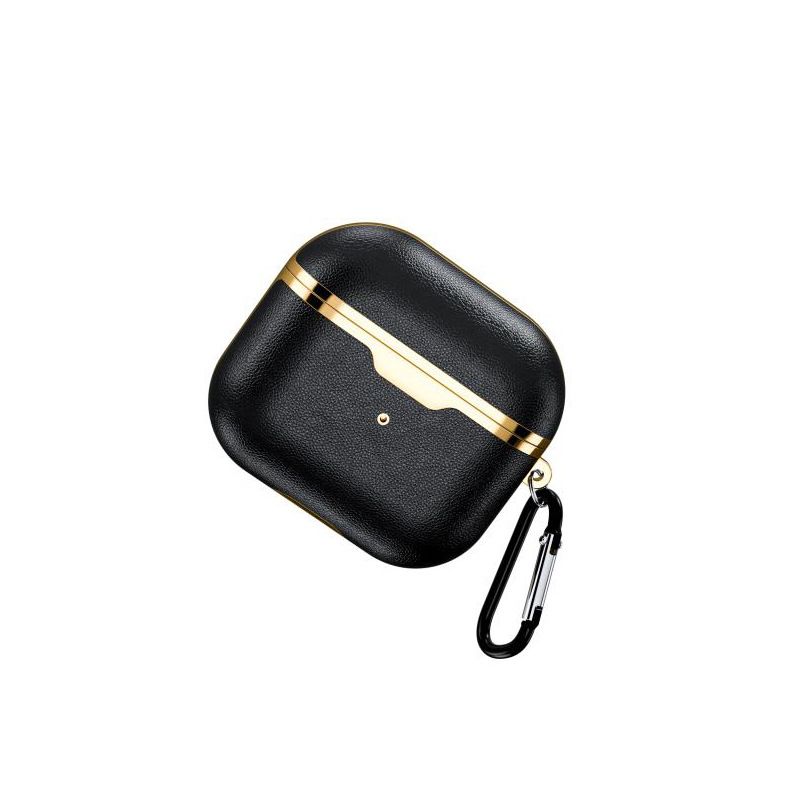 „Airpods 3“ dėklas, galvanizuotos odos tekstūros belaidžių ausinių dėklas. „ZONEUM“ 12 spalvų, skirtas „Airpods Pro 2 1“ dėklui su raktų pakabuku._voghion.com
