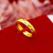 Vietnamese Gold-Plated Feather Ring For Women, Brass Plated Starfish Open Ring, Get Rich Overnight Couple Rings_voghion.com